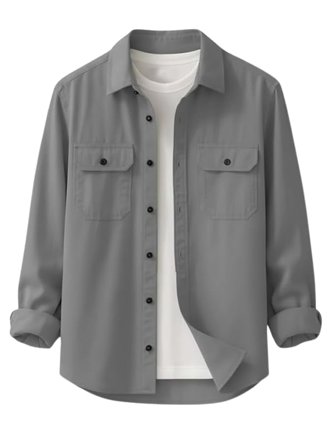 Men’s Stylish Cotton Blend Casual Shirt